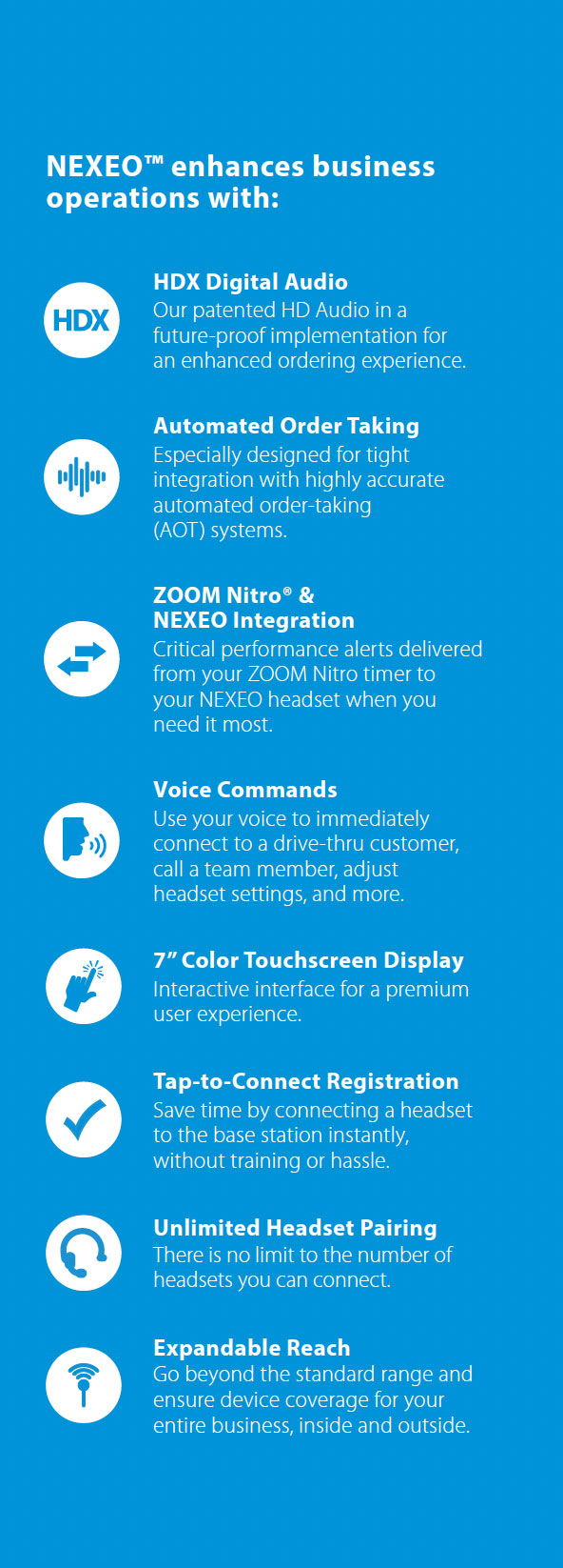 HME Nexeo HDX Drive Thru System